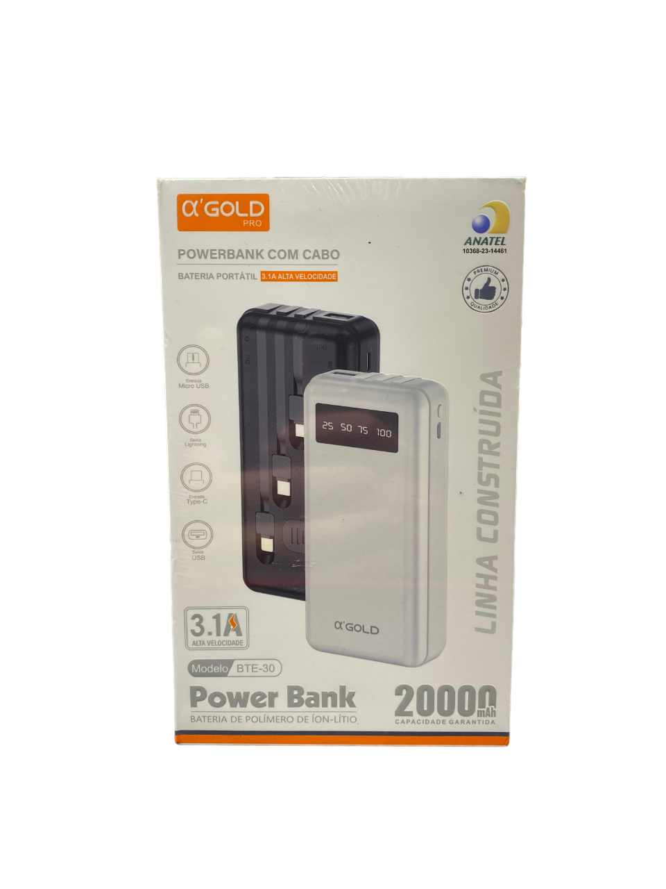 POWERBANK 20000mAh AGold BTE-30